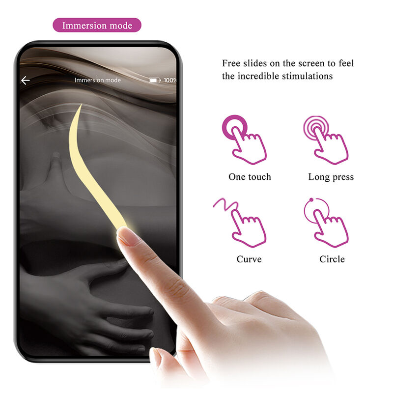 Pretty Love – Klay Stoss-Ei-Vibrator, App-Steuerung, Lila – Bild 15