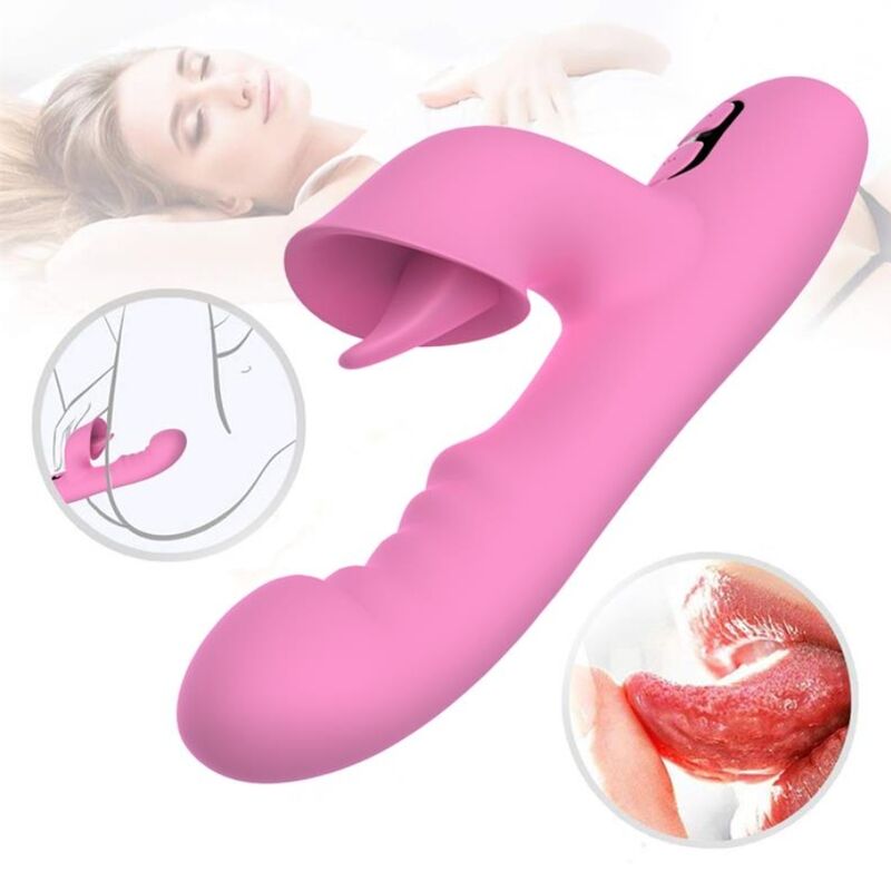 T-May Magic Stick Rabbit Vibrator – Rosa – Bild 2