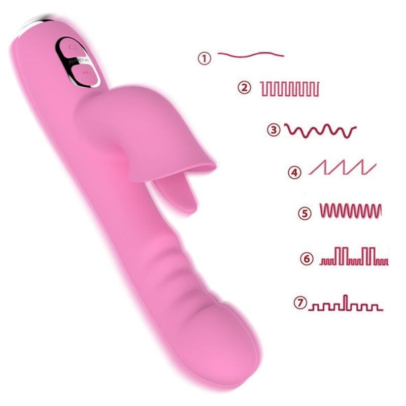 T-May Magic Stick Rabbit Vibrator – Rosa – Bild 9