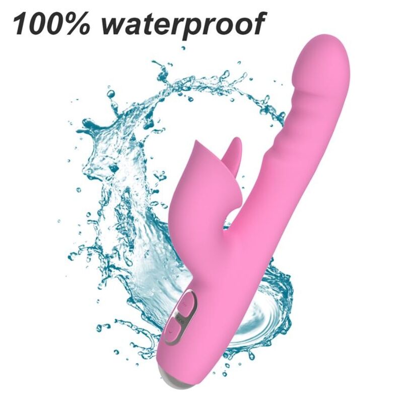 T-May Magic Stick Rabbit Vibrator – Rosa – Bild 4