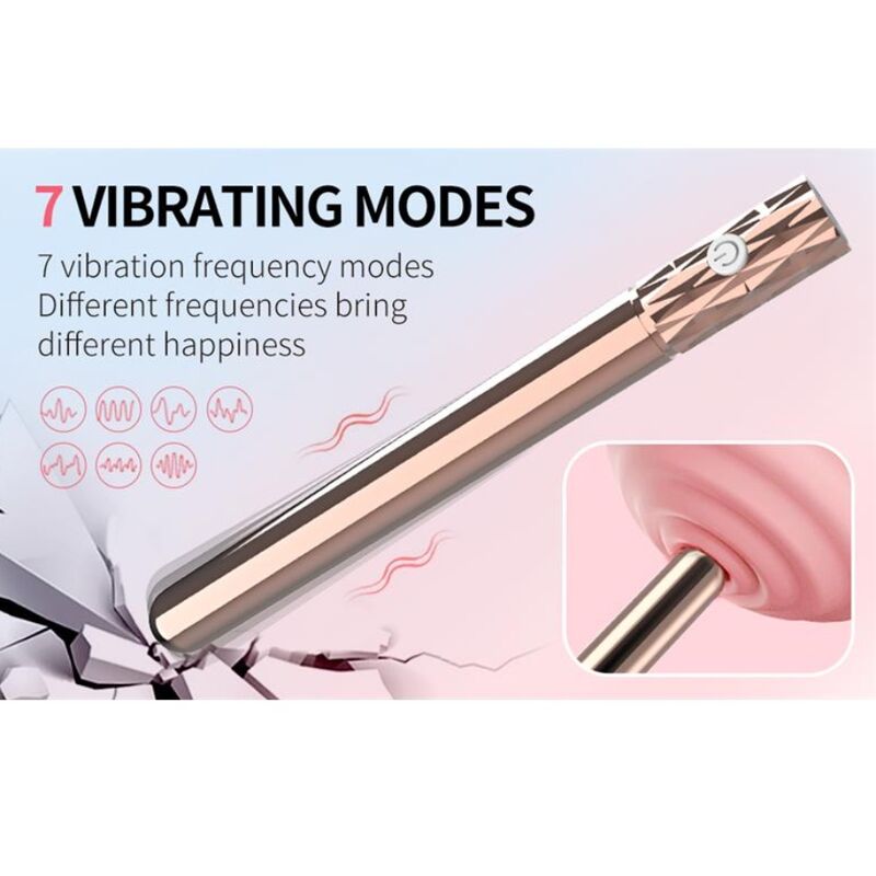 Tia Magic Stick Rabbit Vibrator – Rosa – Bild 4