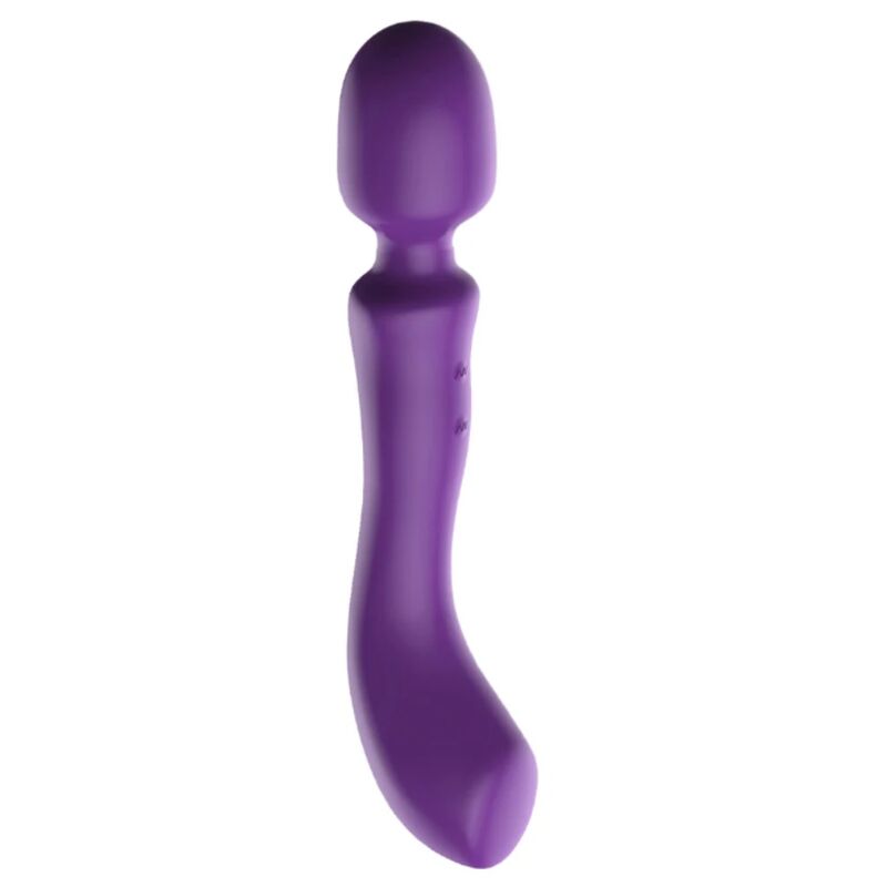 Doppelseitiger Vibrations-Massagerstab Lila – Bild 2