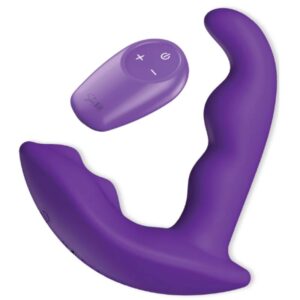 Rotierender, Vibrierender Analstimulator mit Fernbedienung – Lila
