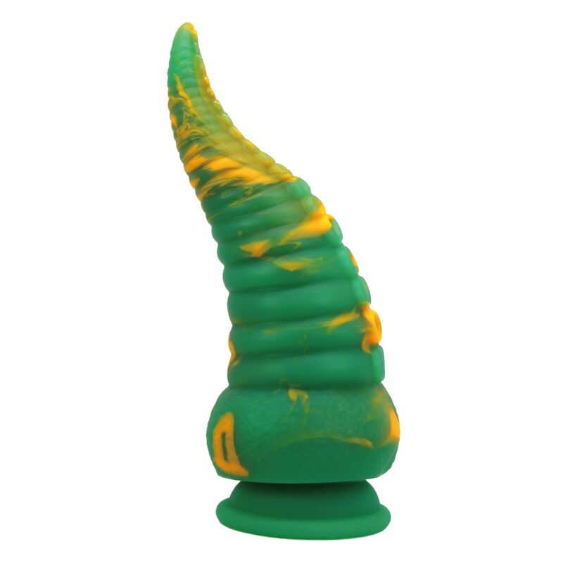 Abyssal Colossus Bicolor Fantasy Silikondildo 22,5 cm Ø 6 cm – Bild 2