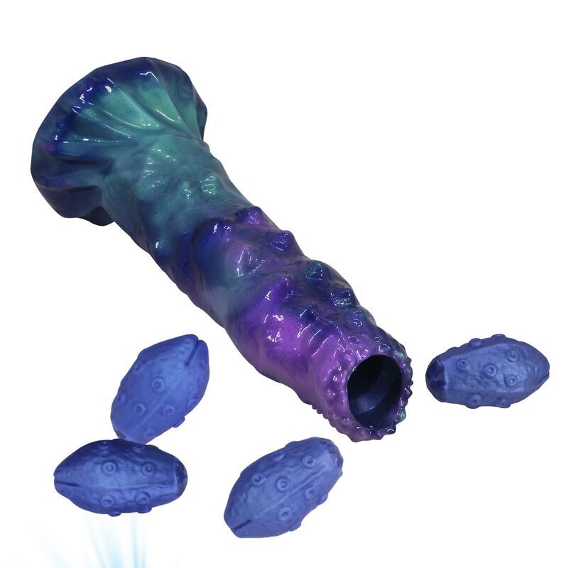 Duskwalker Sentinel Dreifarbiger Aufblasbarer Fantasy-Silikondildo 23 cm Ø 5 cm – Bild 5