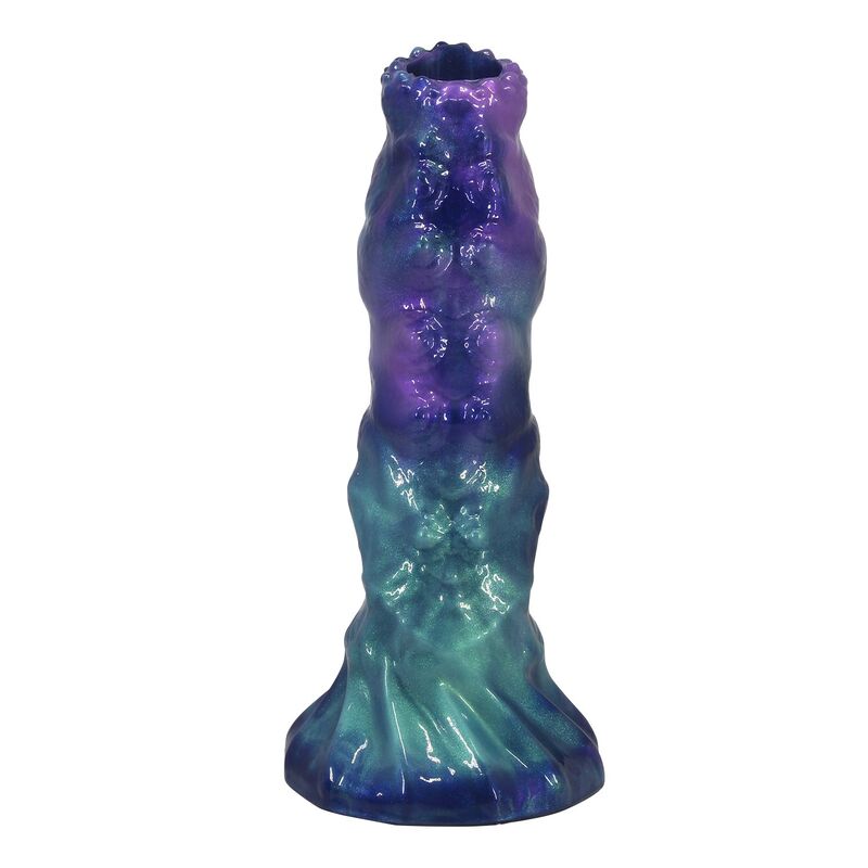 Duskwalker Sentinel Dreifarbiger Aufblasbarer Fantasy-Silikondildo 23 cm Ø 5 cm – Bild 4