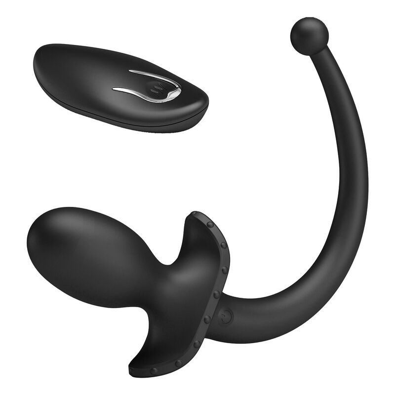 Kabelloser Anal- und Perineum-Vibrator mit Fernbedienung, Schwarz – Bild 6