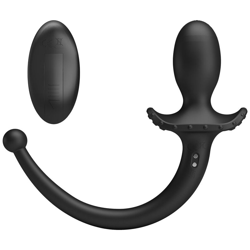 Kabelloser Anal- und Perineum-Vibrator mit Fernbedienung, Schwarz – Bild 5