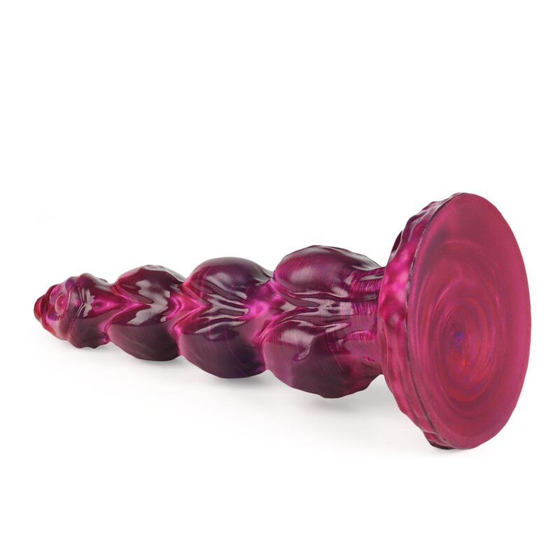Primal Beastlord Pink Translucent Fantasy Silikondildo 26 cm Ø 5 cm – Bild 5