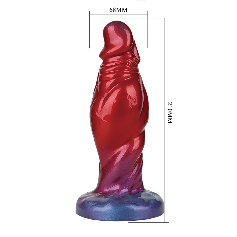 Shadow Behemoth Zweifarbiger Aufblasbarer Fantasie-Silikondildo 22 cm Ø 5 cm – Bild 7