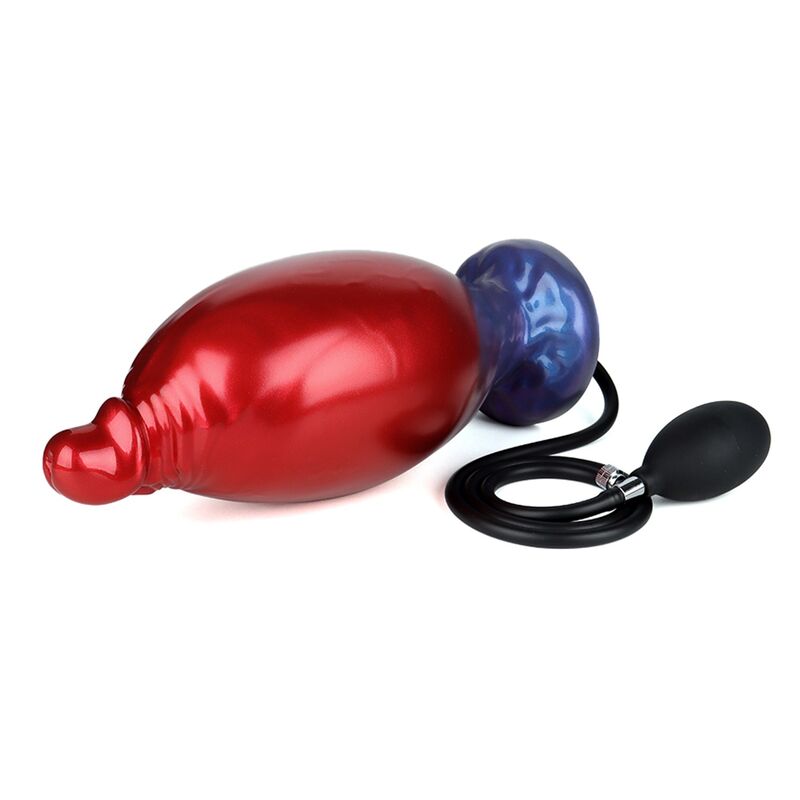 Shadow Behemoth Zweifarbiger Aufblasbarer Fantasie-Silikondildo 22 cm Ø 5 cm – Bild 3