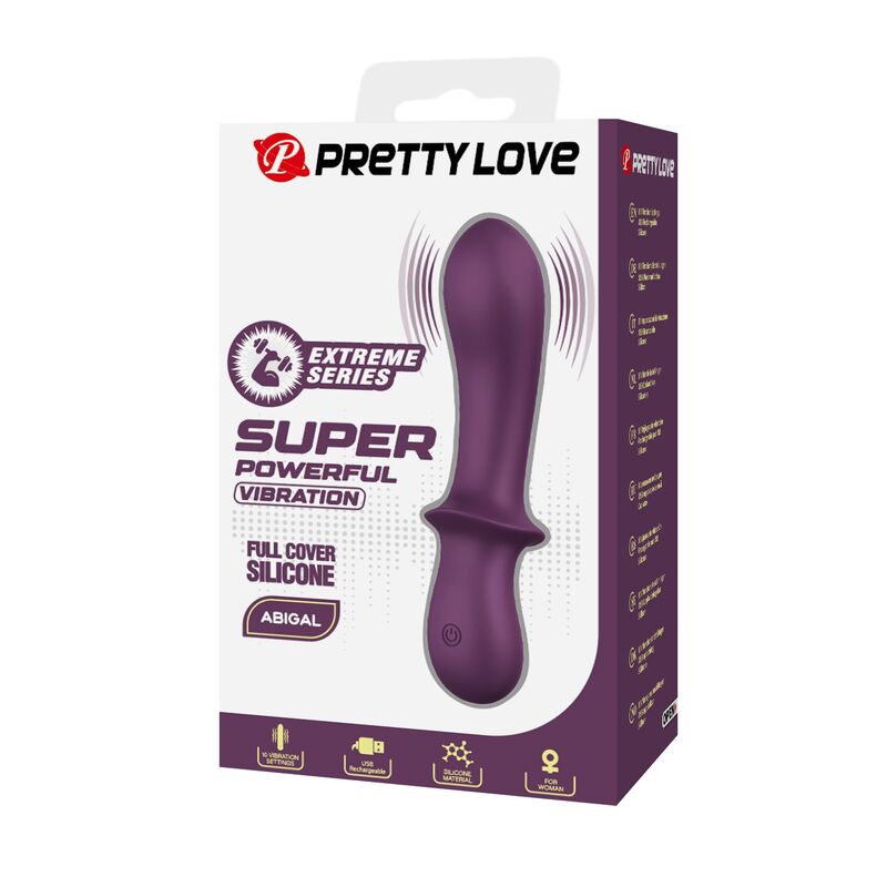 Pretty Love – Abigail Wiederaufladbarer Vibrator mit 10 Funktionen, Lila – Bild 3