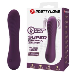 Pretty Love – Alexisrose Wiederaufladbarer Vibrator mit 10 Funktionen, Lila
