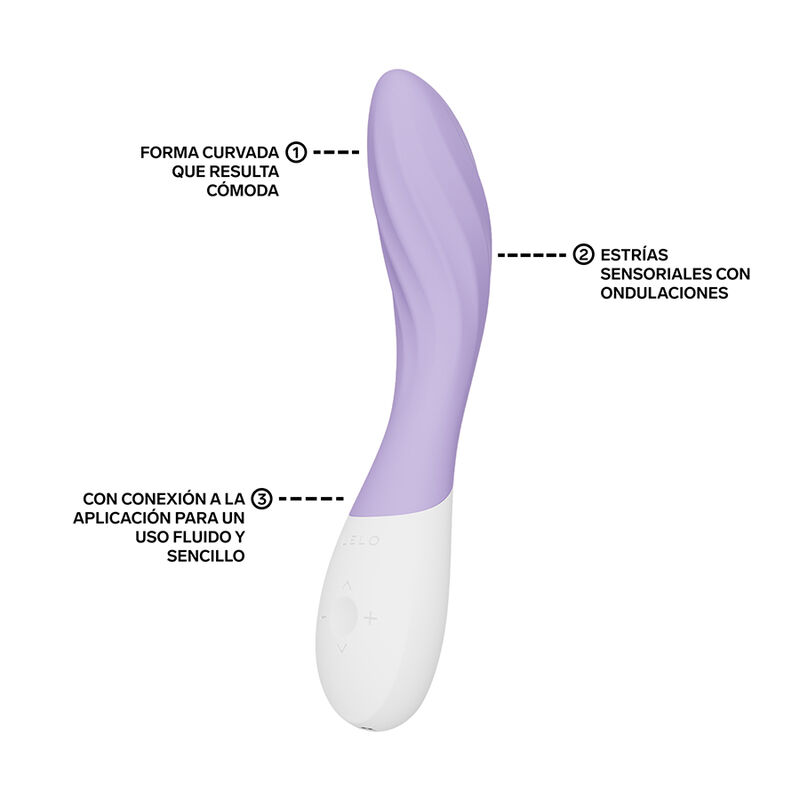 Mona Twist Wiederaufladbarer, App-Gesteuerter g-Punkt-Vibrator Lavendel – Bild 3
