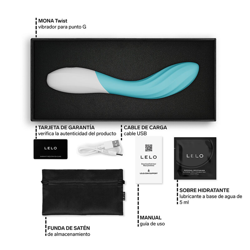 Mona Twist Wiederaufladbarer, App-Gesteuerter g-Punkt-Vibrator Lavendel – Bild 6